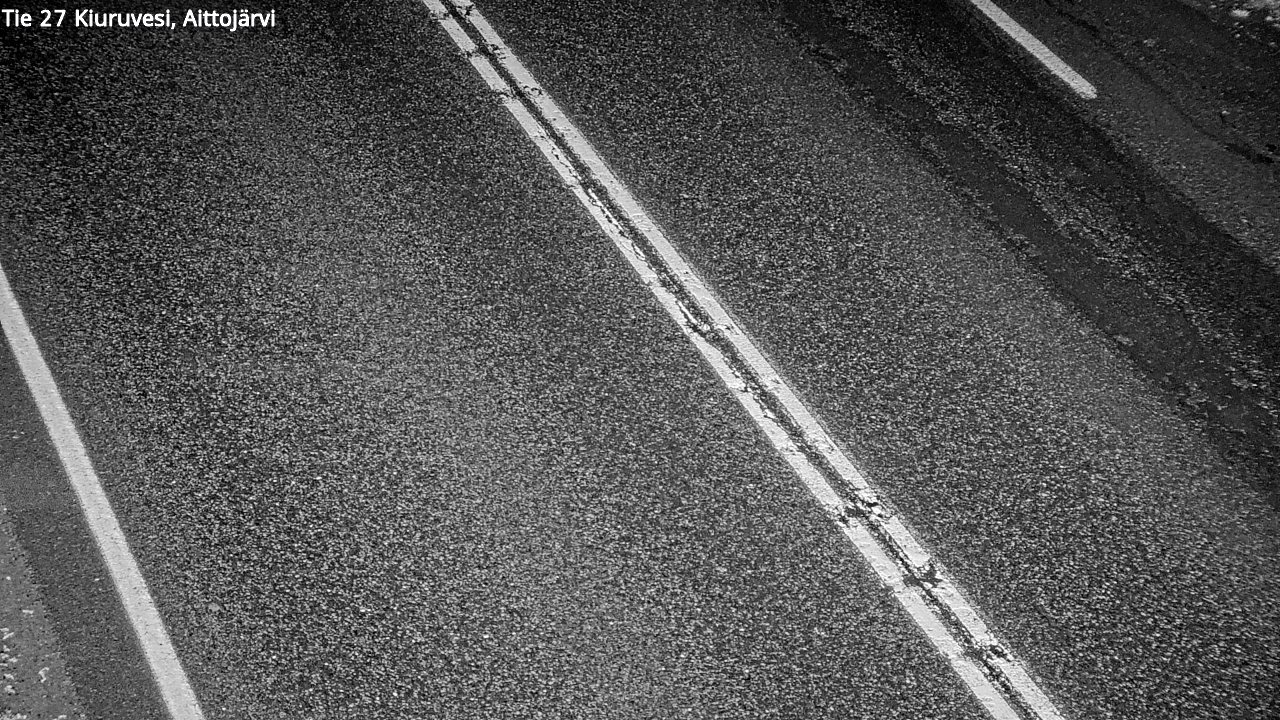 Weather Camera Image Road 27 Kiuruvesi, Aittojärvi, Kiuruvesi, Pohjois-Savo