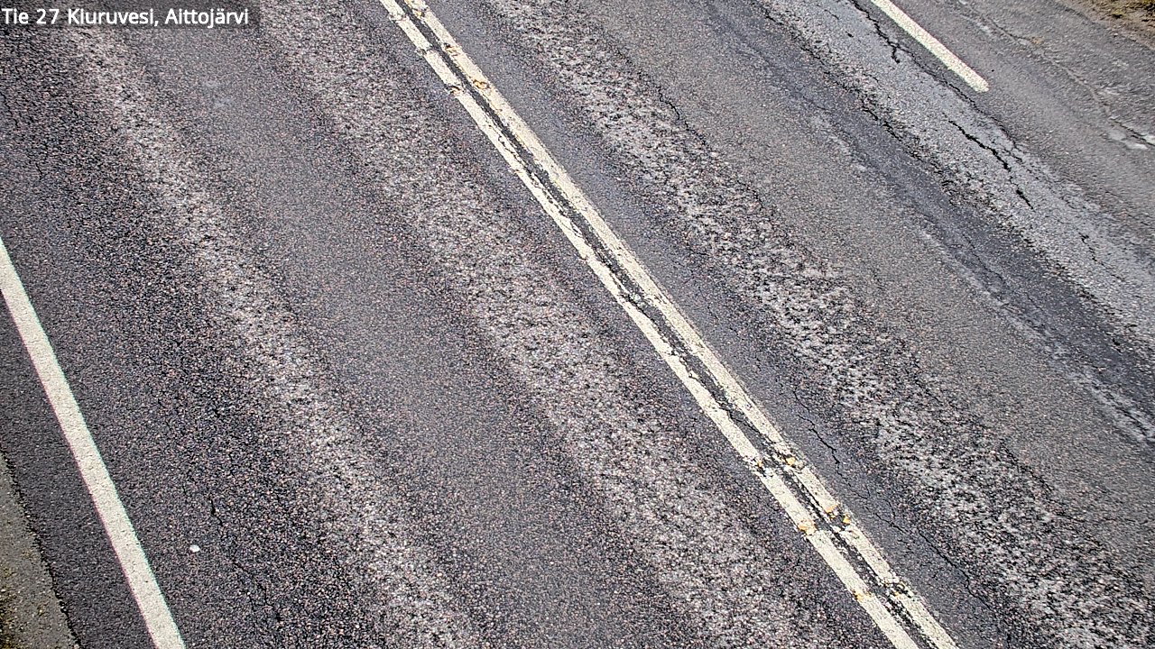 Weather Camera Image Väg 27 Kiuruvesi, Aittojärvi, Kiuruvesi, Pohjois-Savo