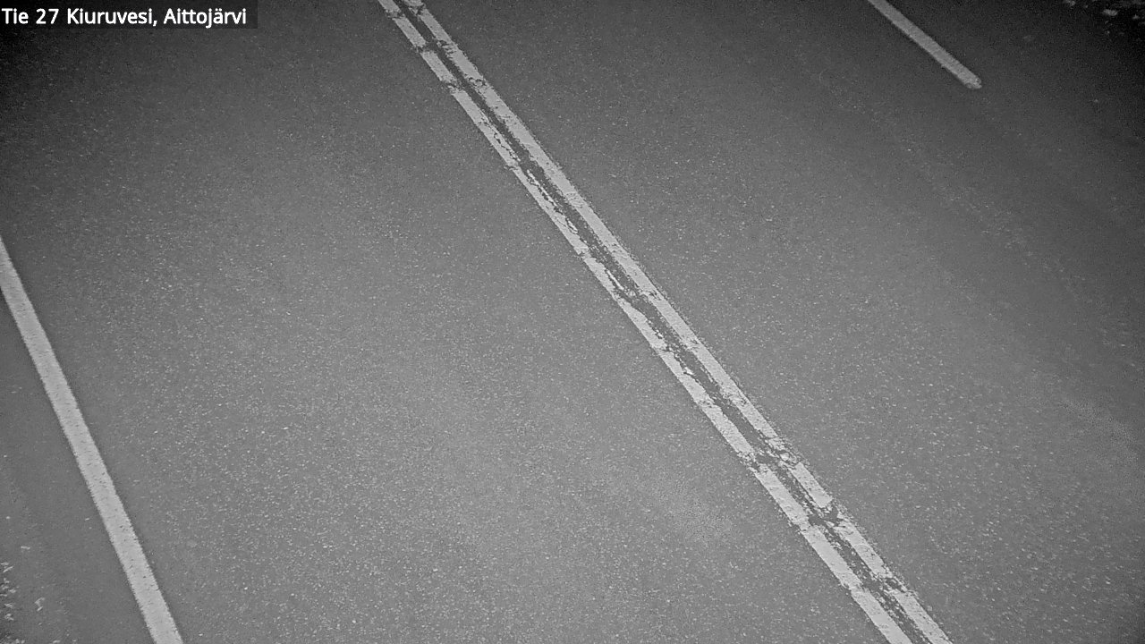 Weather Camera Image Road 27 Kiuruvesi, Aittojärvi, Kiuruvesi, Pohjois-Savo