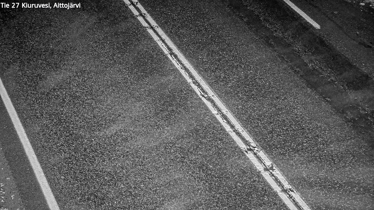 Weather Camera Image Road 27 Kiuruvesi, Aittojärvi, Kiuruvesi, Pohjois-Savo