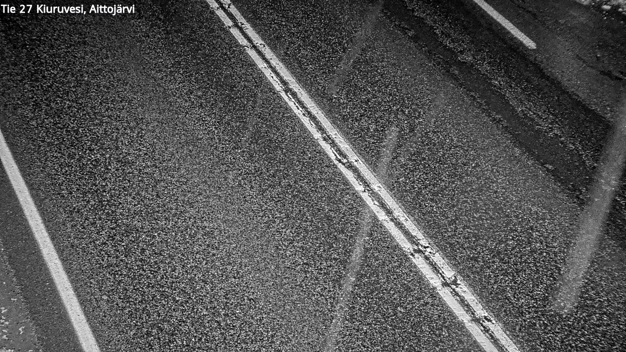 Weather Camera Image Väg 27 Kiuruvesi, Aittojärvi, Kiuruvesi, Pohjois-Savo