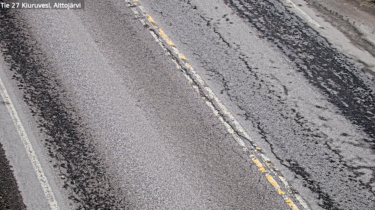 Weather Camera Image Väg 27 Kiuruvesi, Aittojärvi, Kiuruvesi, Pohjois-Savo
