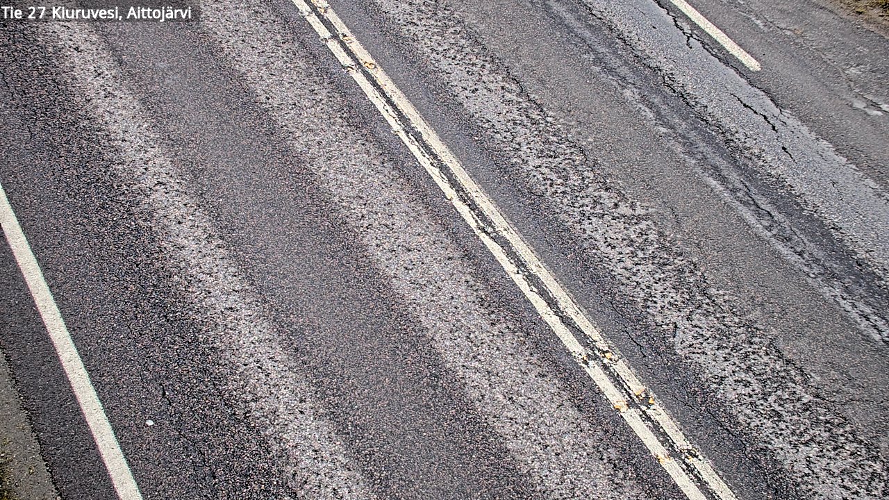 Weather Camera Image Väg 27 Kiuruvesi, Aittojärvi, Kiuruvesi, Pohjois-Savo