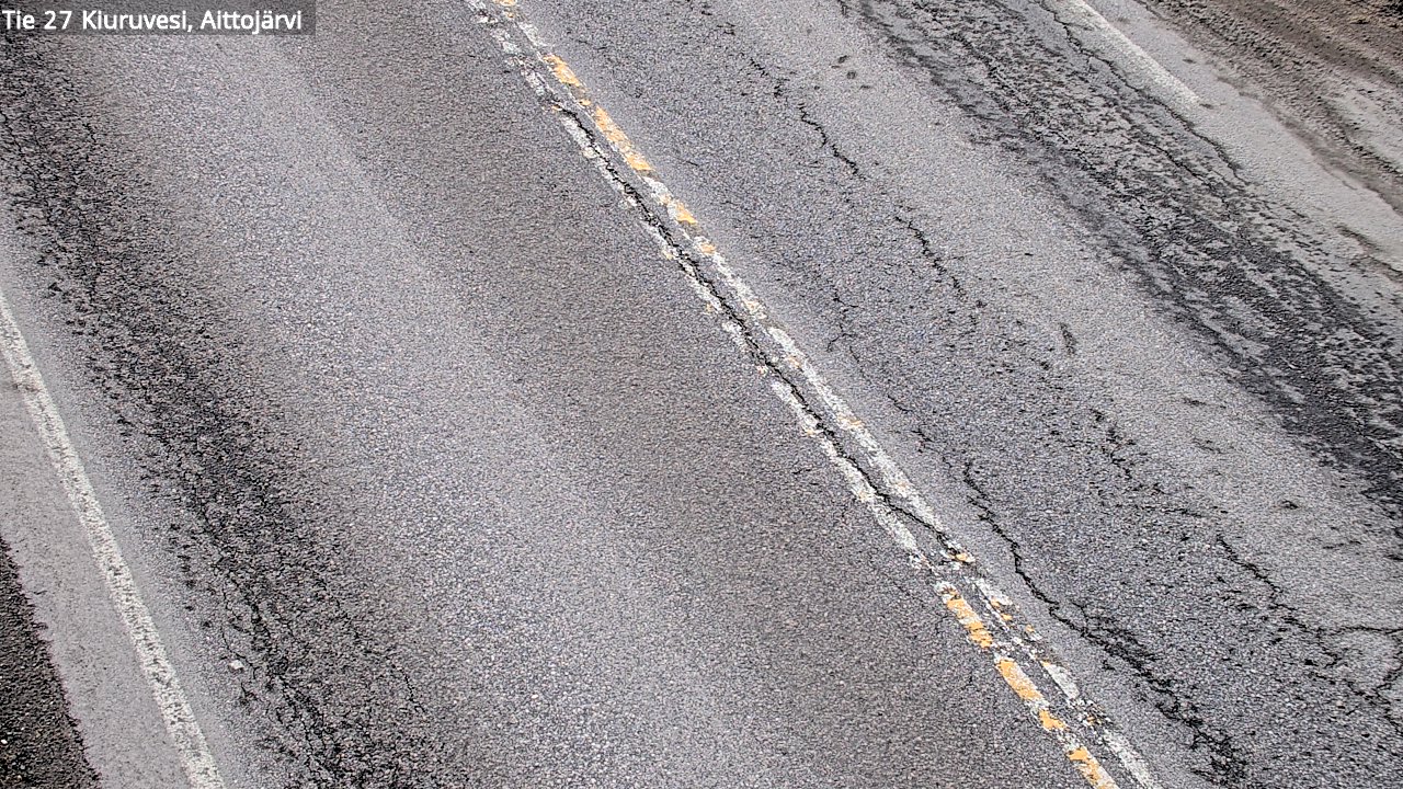 Weather Camera Image Road 27 Kiuruvesi, Aittojärvi, Kiuruvesi, Pohjois-Savo