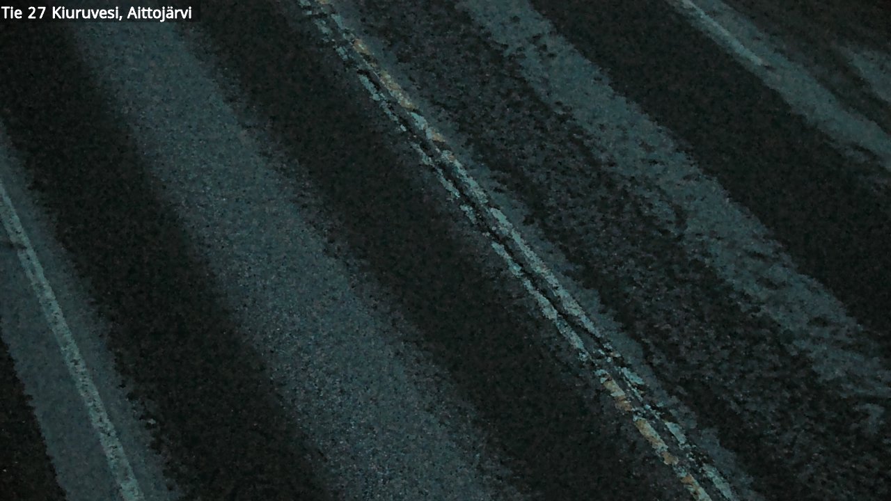 Weather Camera Image Road 27 Kiuruvesi, Aittojärvi, Kiuruvesi, Pohjois-Savo