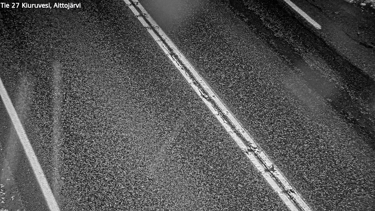 Weather Camera Image Väg 27 Kiuruvesi, Aittojärvi, Kiuruvesi, Pohjois-Savo