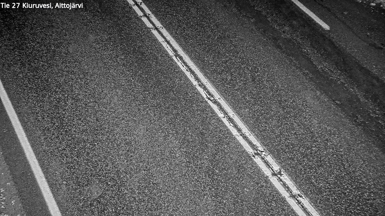 Weather Camera Image Road 27 Kiuruvesi, Aittojärvi, Kiuruvesi, Pohjois-Savo