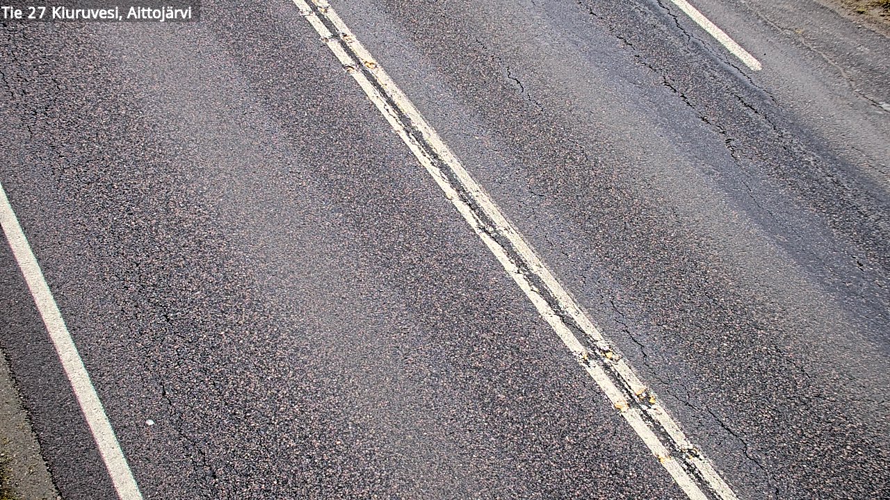 Weather Camera Image Väg 27 Kiuruvesi, Aittojärvi, Kiuruvesi, Pohjois-Savo