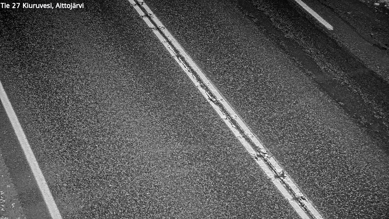 Weather Camera Image Road 27 Kiuruvesi, Aittojärvi, Kiuruvesi, Pohjois-Savo