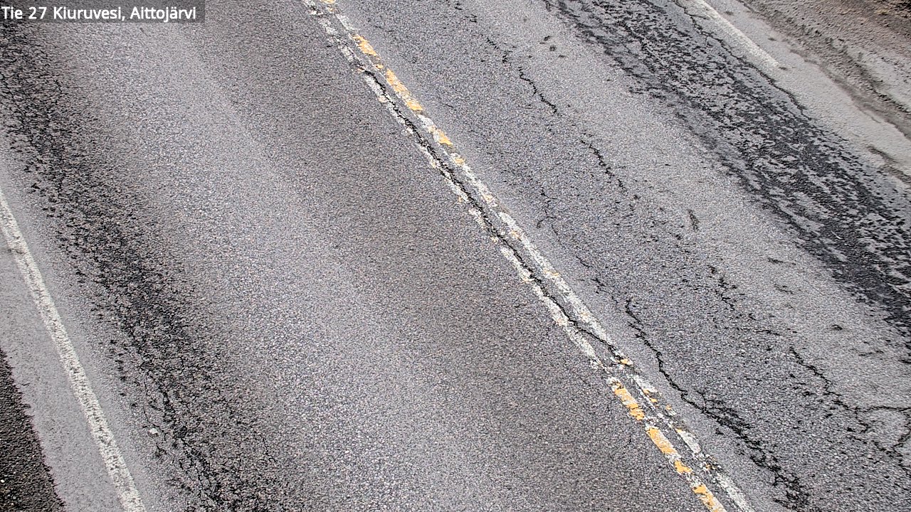 Weather Camera Image Road 27 Kiuruvesi, Aittojärvi, Kiuruvesi, Pohjois-Savo