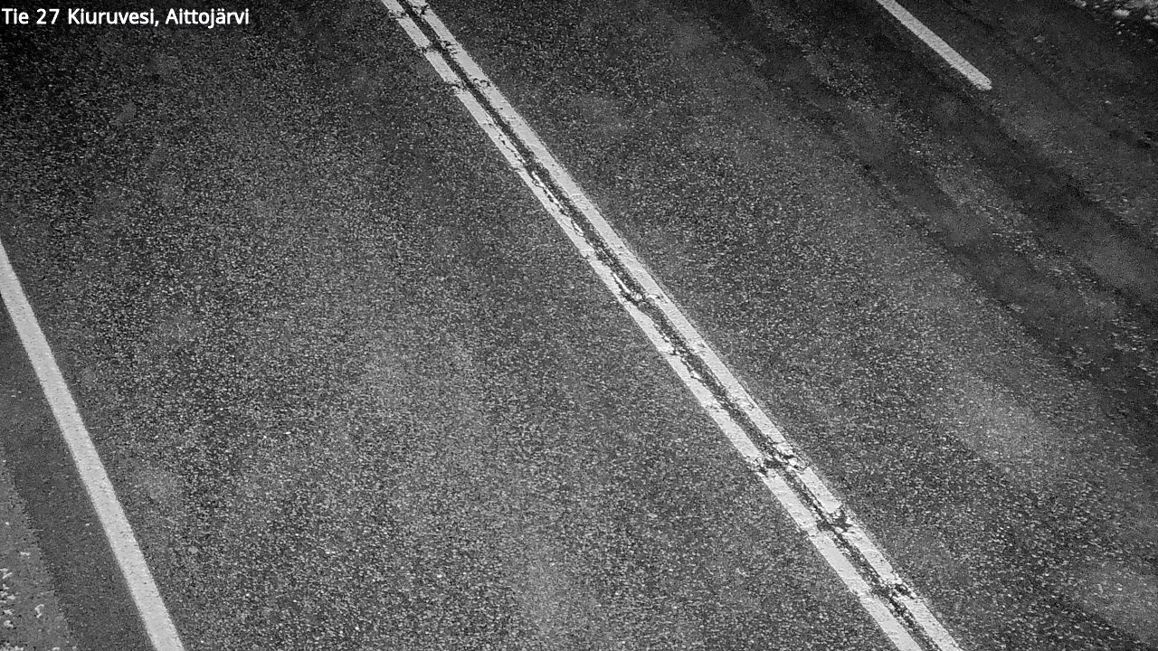 Weather Camera Image Road 27 Kiuruvesi, Aittojärvi, Kiuruvesi, Pohjois-Savo