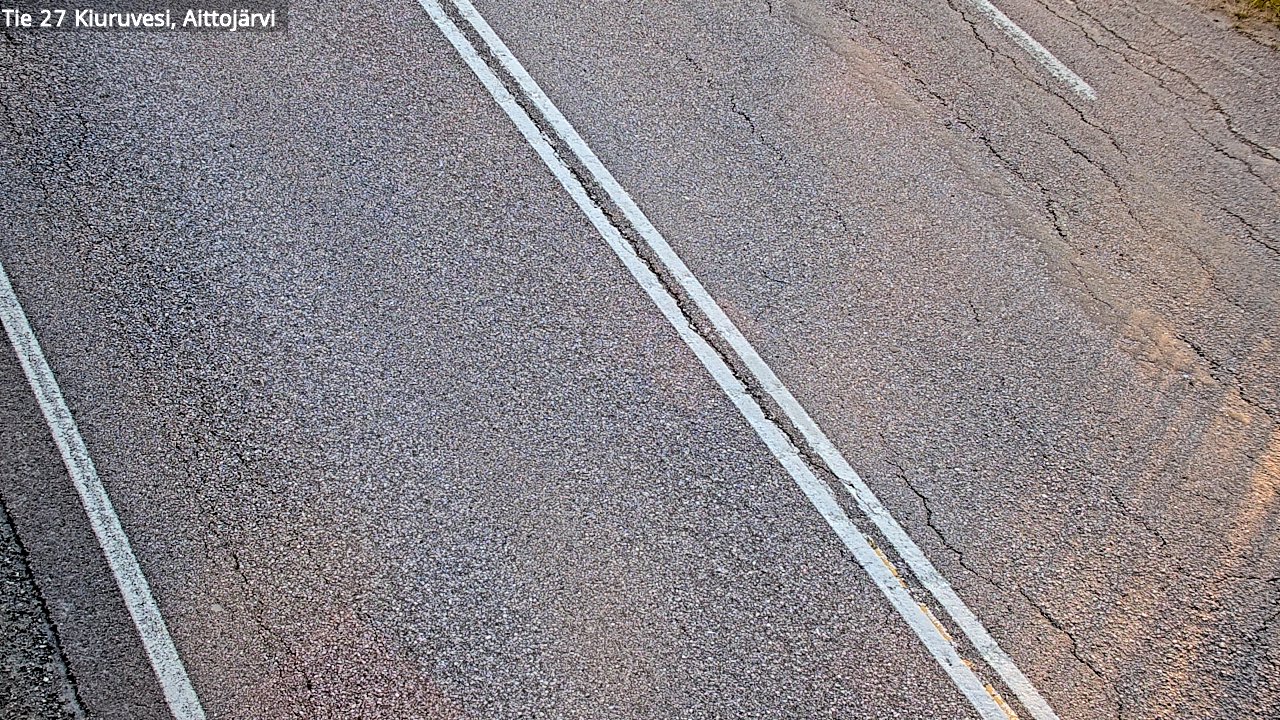 Weather Camera Image Väg 27 Kiuruvesi, Aittojärvi, Kiuruvesi, Pohjois-Savo