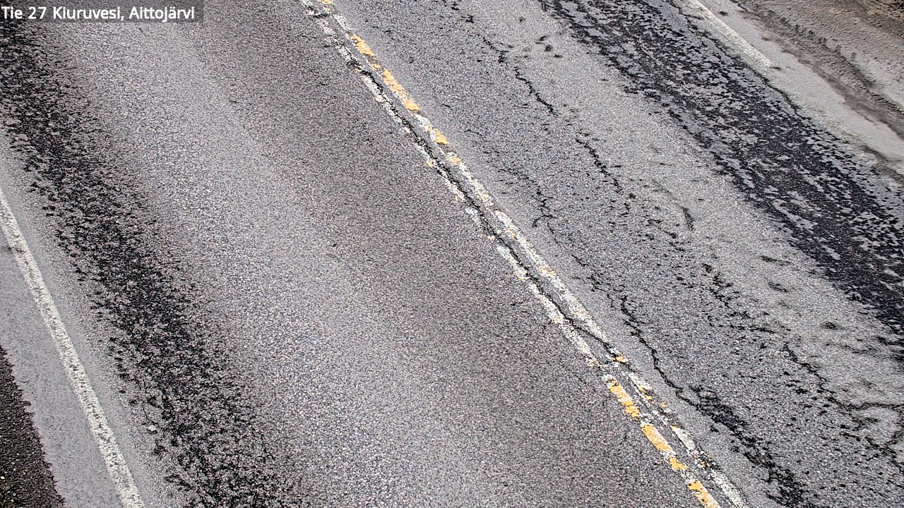 Weather Camera Image Väg 27 Kiuruvesi, Aittojärvi, Kiuruvesi, Pohjois-Savo