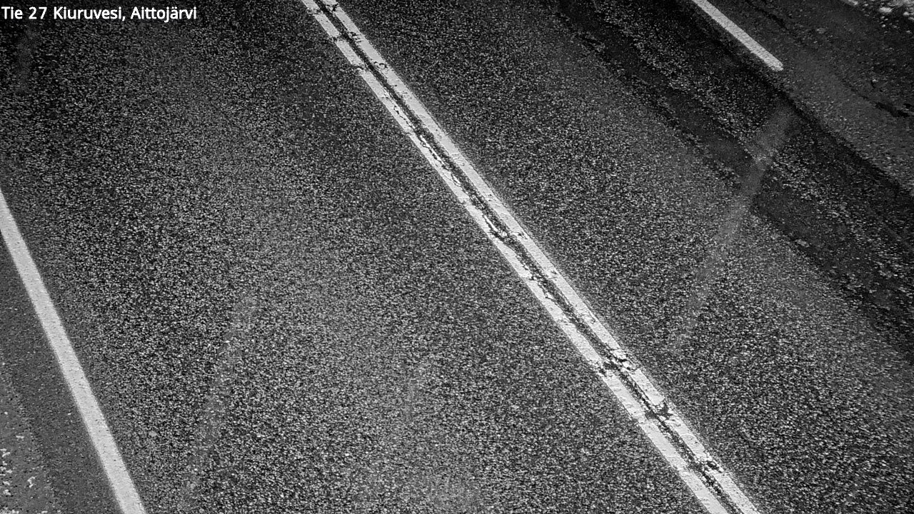 Weather Camera Image Väg 27 Kiuruvesi, Aittojärvi, Kiuruvesi, Pohjois-Savo