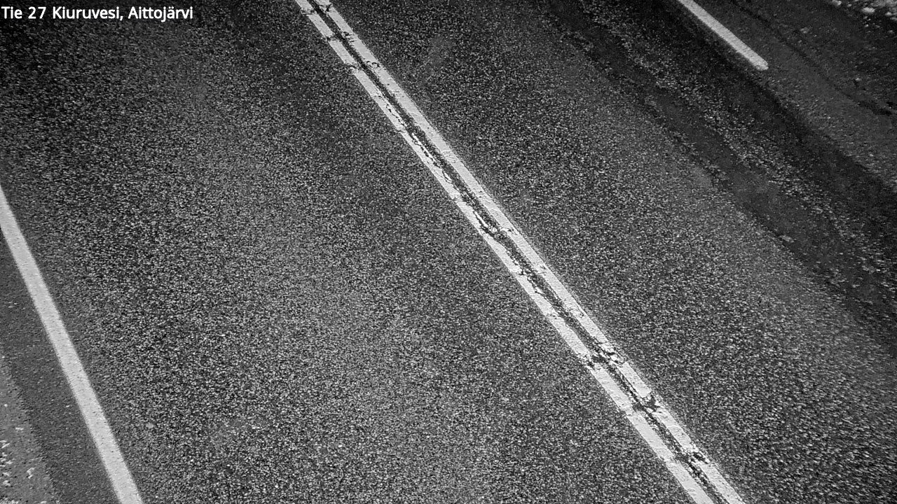 Weather Camera Image Road 27 Kiuruvesi, Aittojärvi, Kiuruvesi, Pohjois-Savo