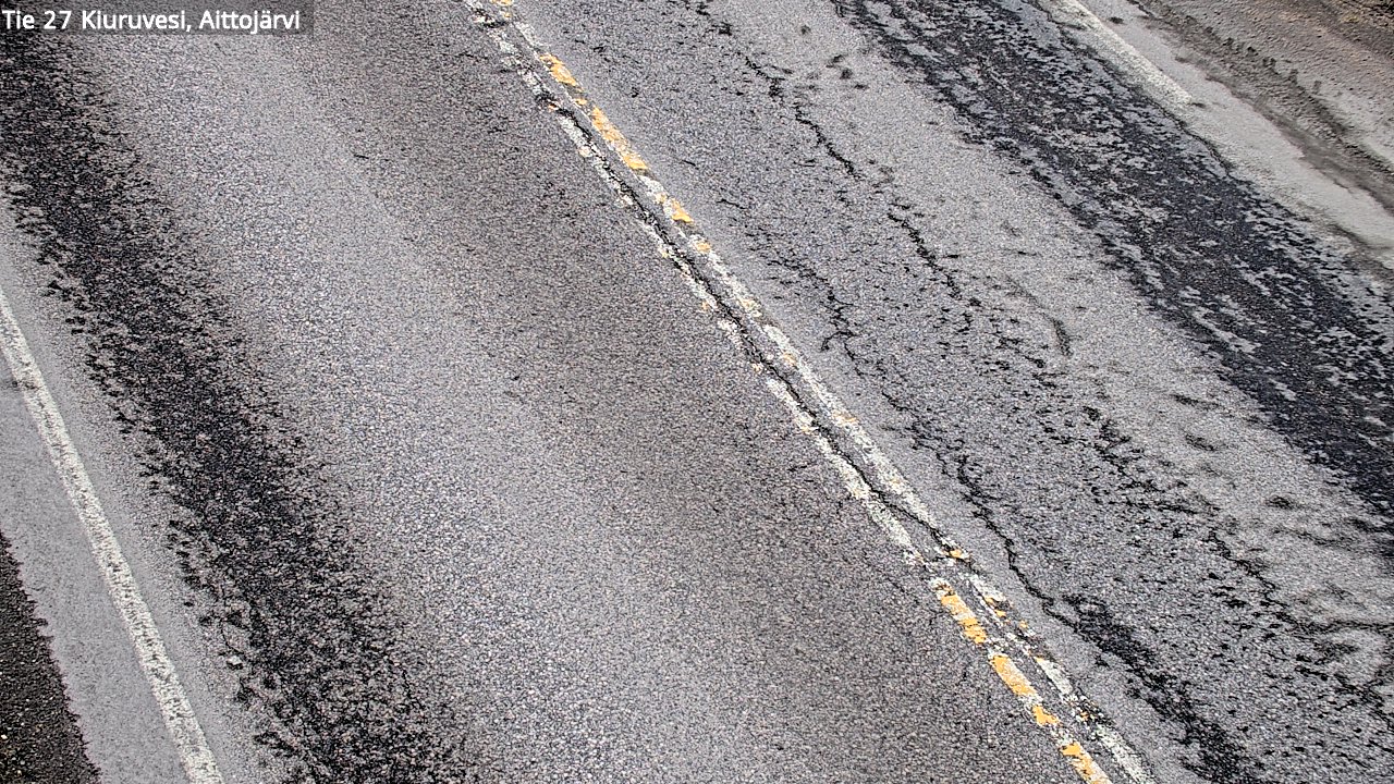 Weather Camera Image Väg 27 Kiuruvesi, Aittojärvi, Kiuruvesi, Pohjois-Savo