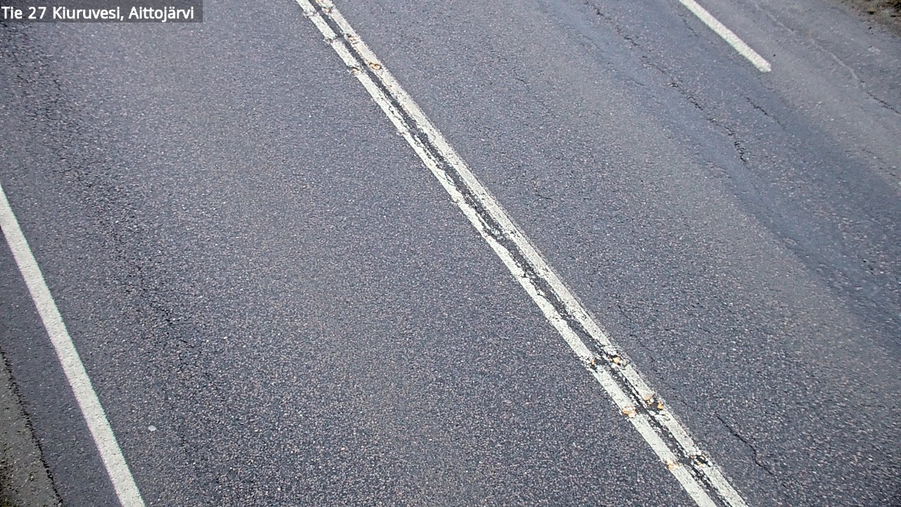 Weather Camera Image Väg 27 Kiuruvesi, Aittojärvi, Kiuruvesi, Pohjois-Savo