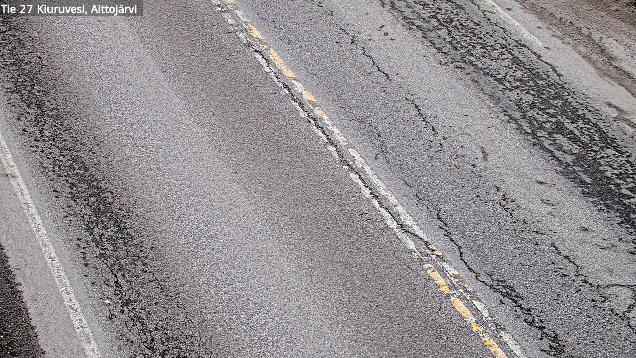 Weather Camera Image Road 27 Kiuruvesi, Aittojärvi, Kiuruvesi, Pohjois-Savo