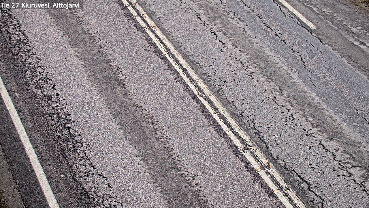 Weather Camera Image Väg 27 Kiuruvesi, Aittojärvi, Kiuruvesi, Pohjois-Savo