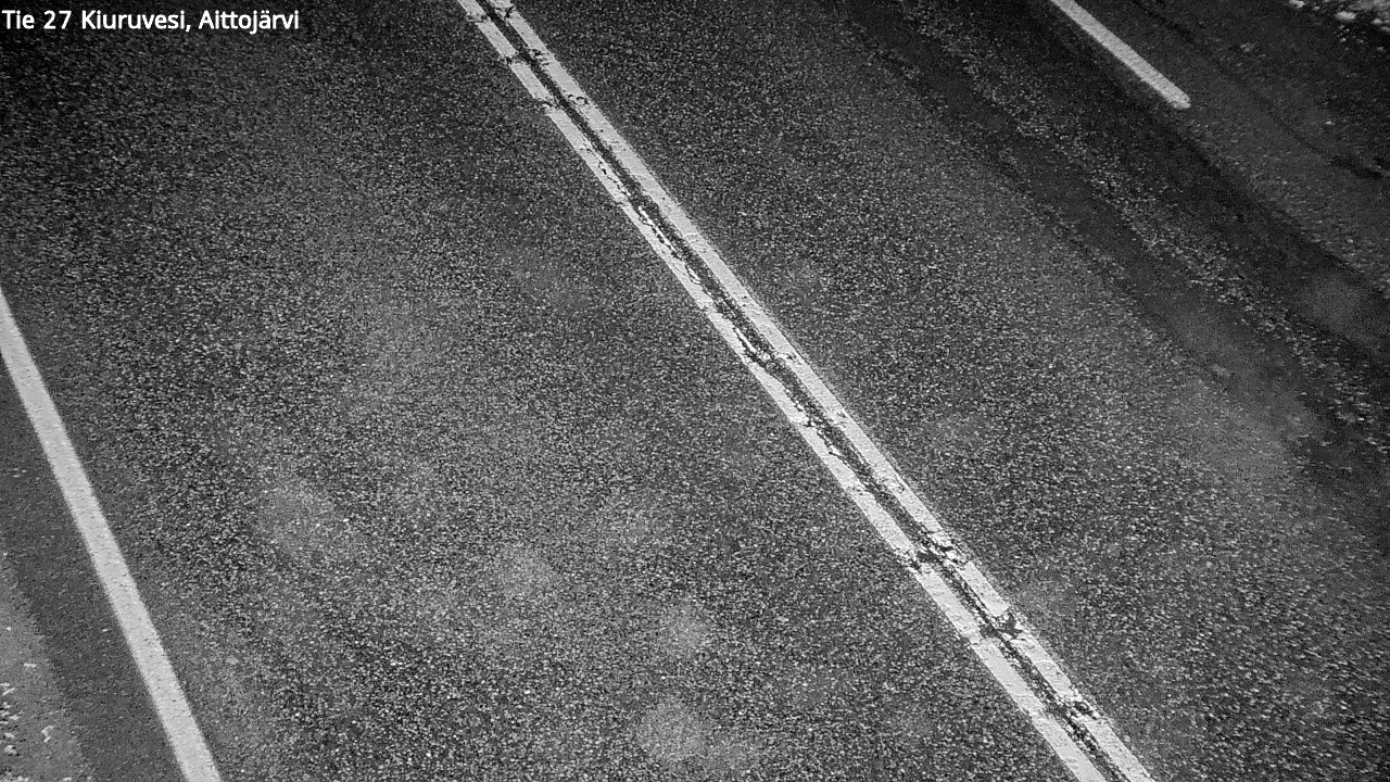 Weather Camera Image Road 27 Kiuruvesi, Aittojärvi, Kiuruvesi, Pohjois-Savo