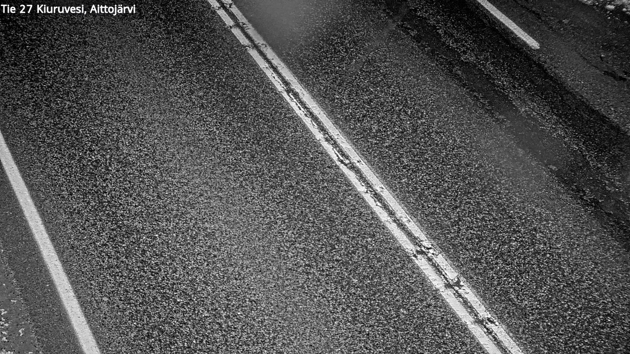 Weather Camera Image Väg 27 Kiuruvesi, Aittojärvi, Kiuruvesi, Pohjois-Savo
