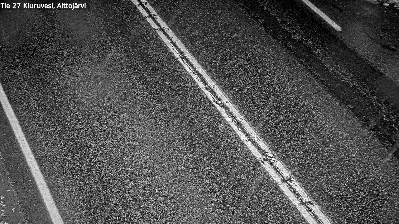 Weather Camera Image Väg 27 Kiuruvesi, Aittojärvi, Kiuruvesi, Pohjois-Savo