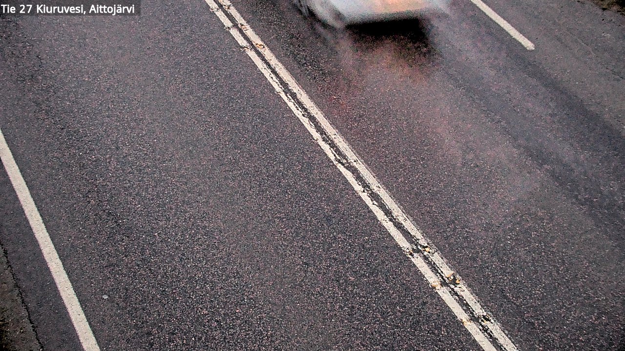 Weather Camera Image Väg 27 Kiuruvesi, Aittojärvi, Kiuruvesi, Pohjois-Savo