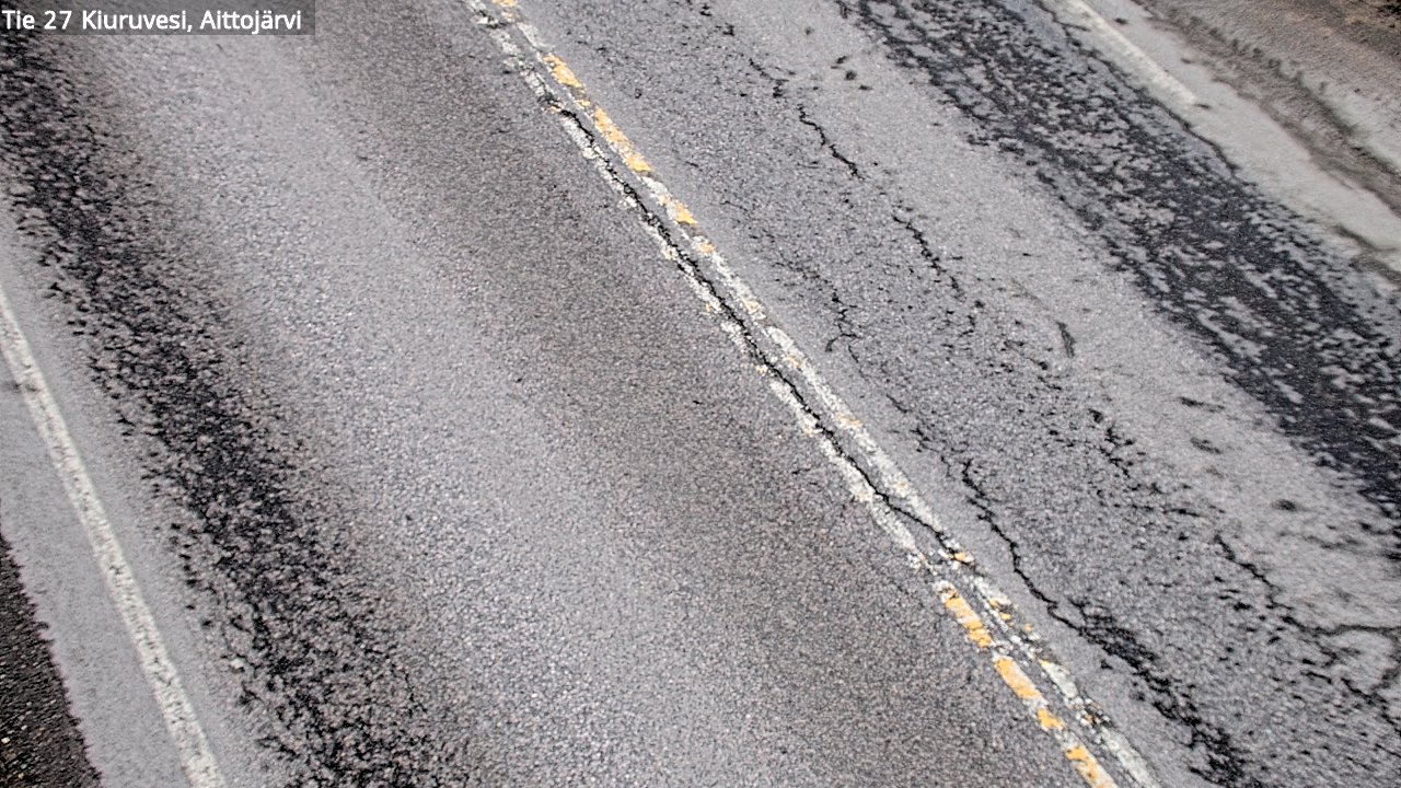 Weather Camera Image Väg 27 Kiuruvesi, Aittojärvi, Kiuruvesi, Pohjois-Savo