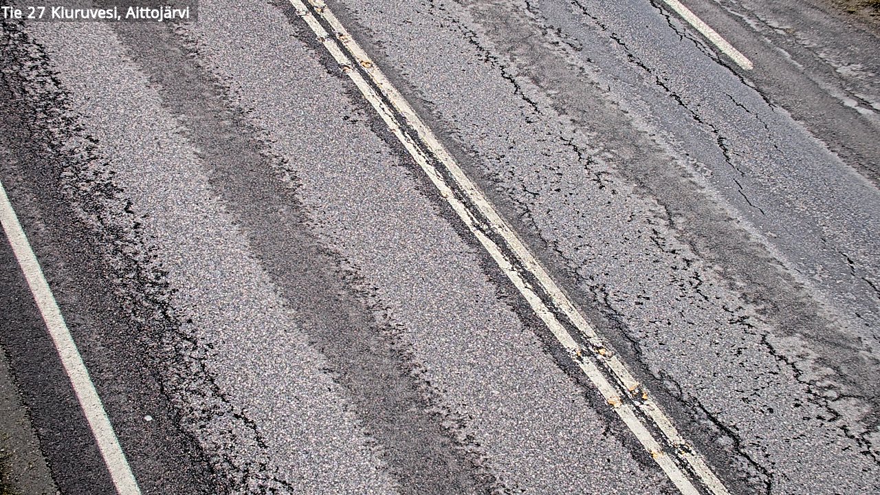 Weather Camera Image Väg 27 Kiuruvesi, Aittojärvi, Kiuruvesi, Pohjois-Savo
