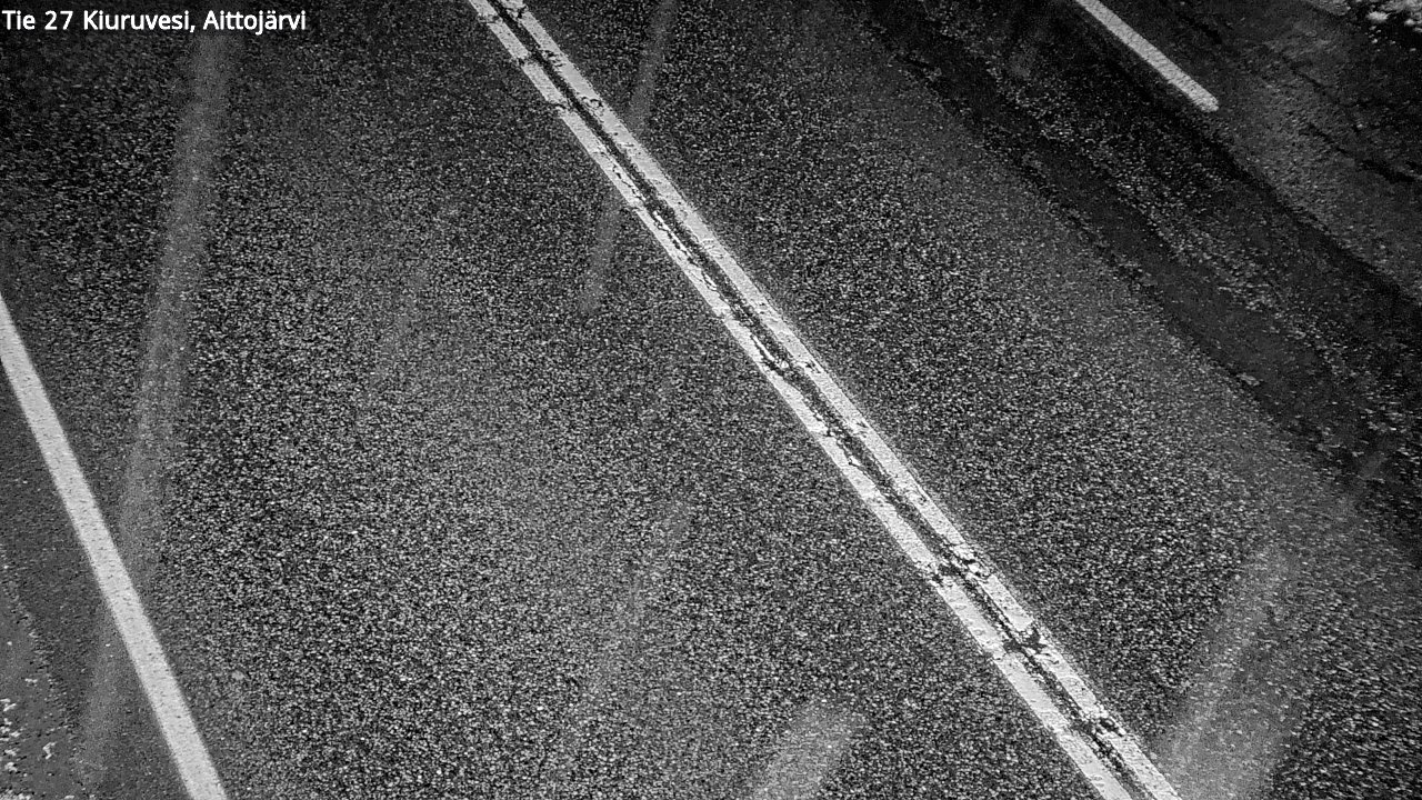 Weather Camera Image Väg 27 Kiuruvesi, Aittojärvi, Kiuruvesi, Pohjois-Savo
