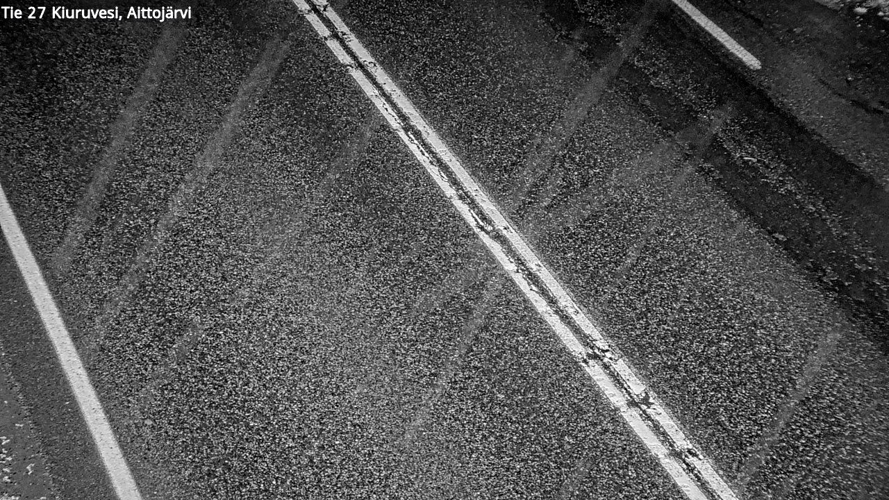 Weather Camera Image Väg 27 Kiuruvesi, Aittojärvi, Kiuruvesi, Pohjois-Savo