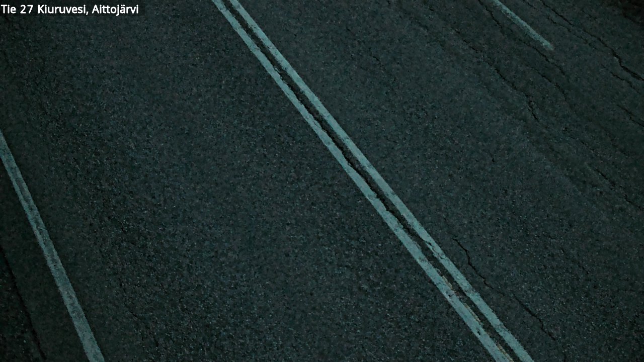 Weather Camera Image Väg 27 Kiuruvesi, Aittojärvi, Kiuruvesi, Pohjois-Savo