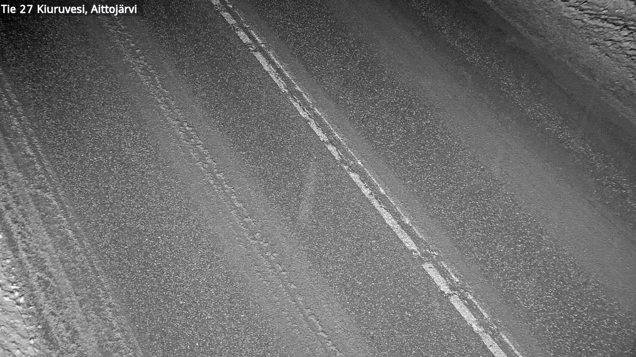 Weather Camera Image Väg 27 Kiuruvesi, Aittojärvi, Kiuruvesi, Pohjois-Savo