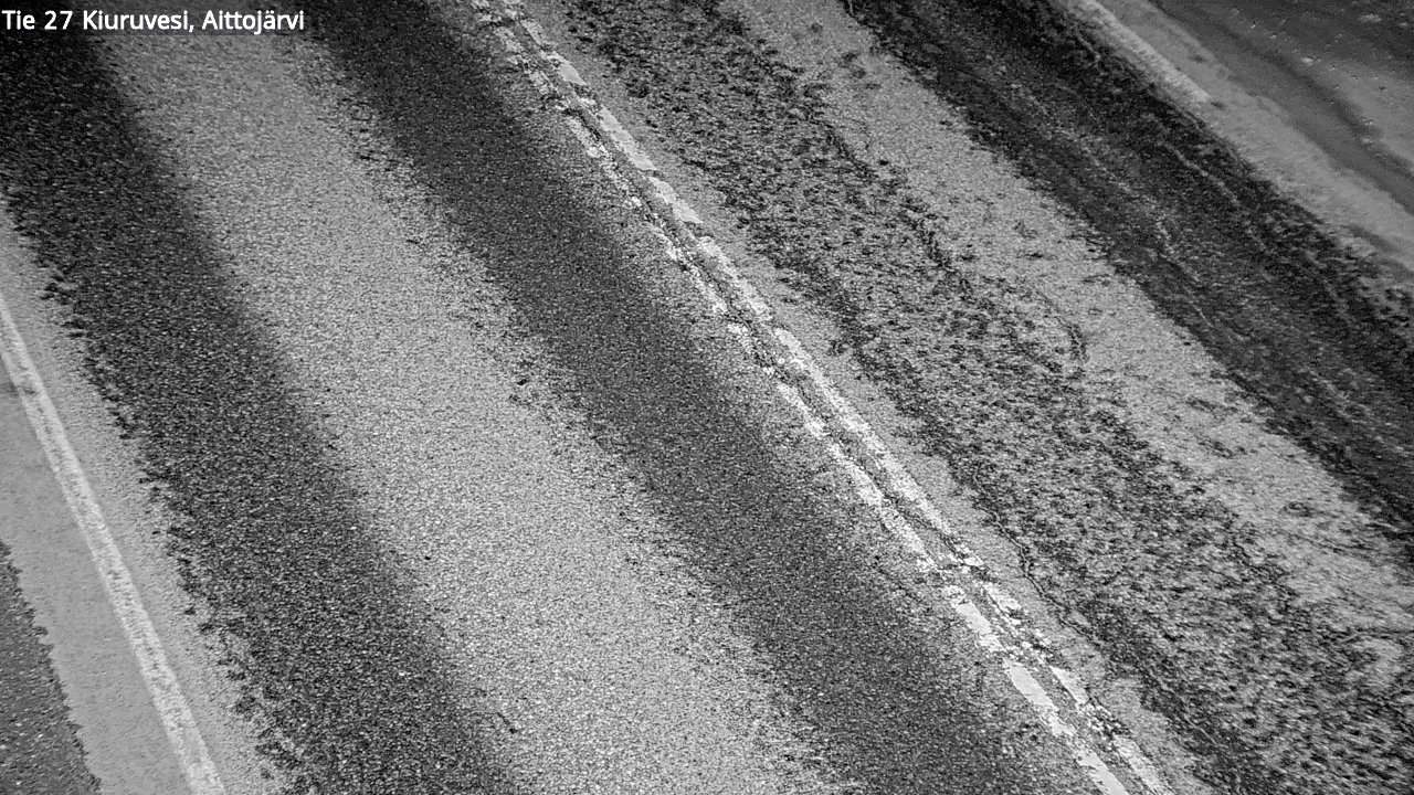 Weather Camera Image Road 27 Kiuruvesi, Aittojärvi, Kiuruvesi, Pohjois-Savo