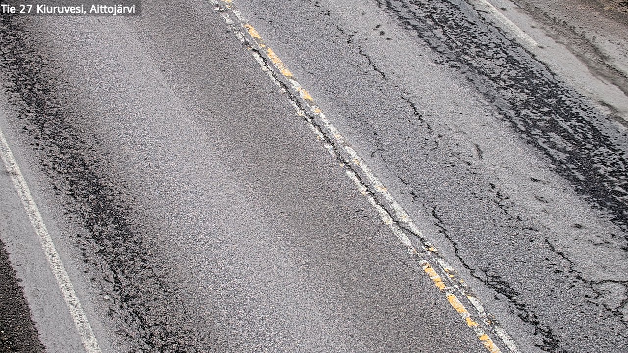 Weather Camera Image Road 27 Kiuruvesi, Aittojärvi, Kiuruvesi, Pohjois-Savo