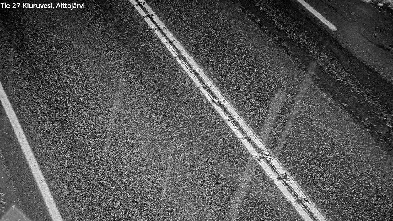 Weather Camera Image Väg 27 Kiuruvesi, Aittojärvi, Kiuruvesi, Pohjois-Savo