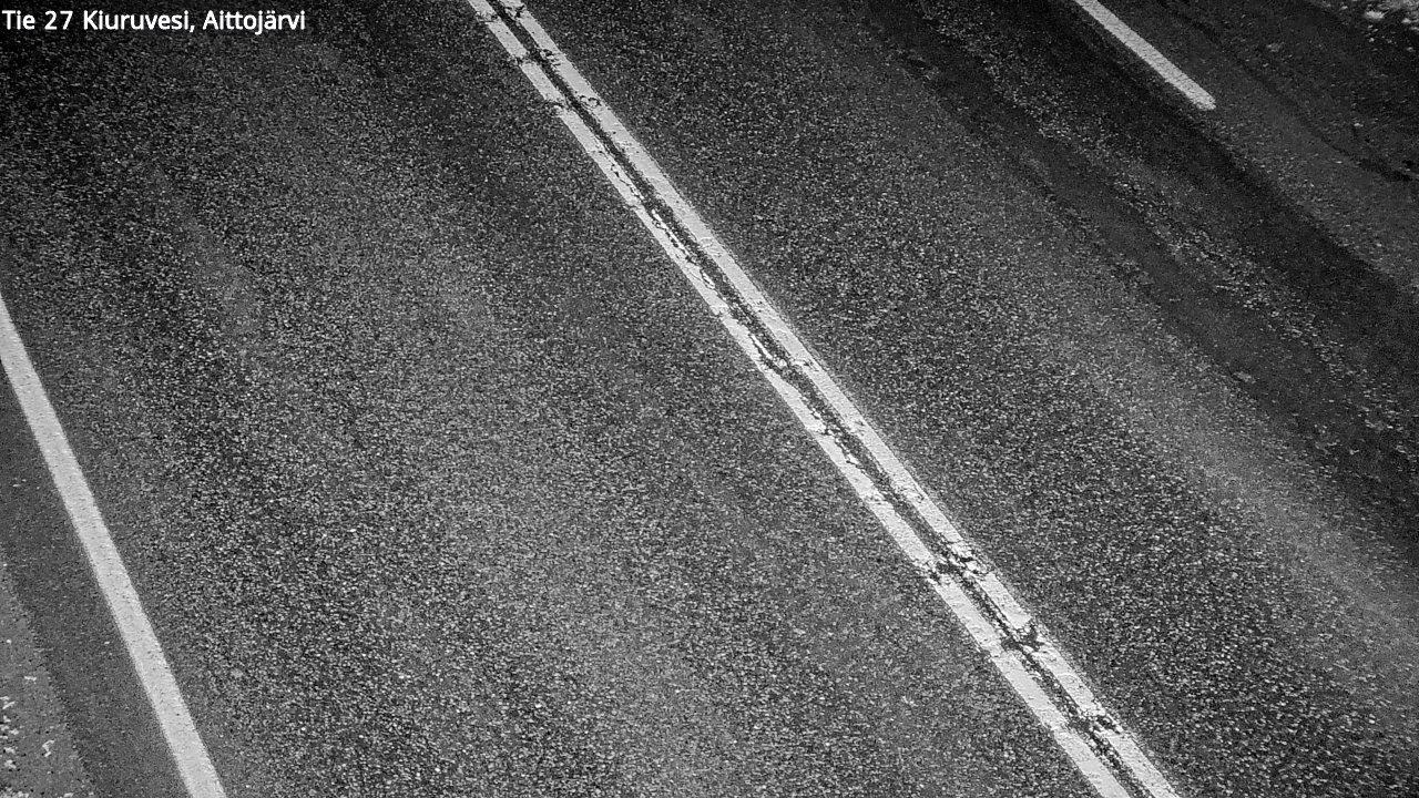 Weather Camera Image Road 27 Kiuruvesi, Aittojärvi, Kiuruvesi, Pohjois-Savo