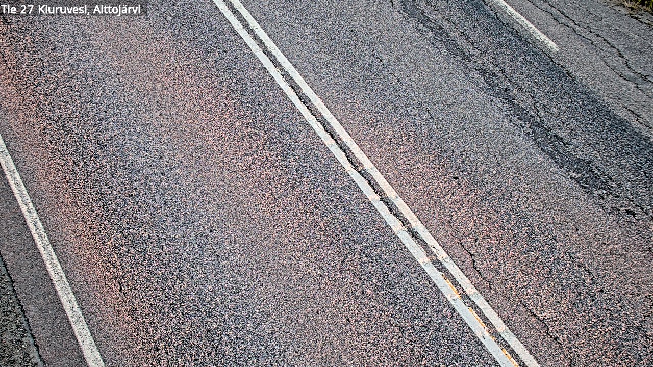 Weather Camera Image Väg 27 Kiuruvesi, Aittojärvi, Kiuruvesi, Pohjois-Savo
