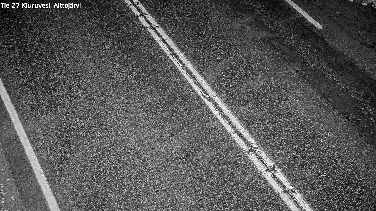 Weather Camera Image Road 27 Kiuruvesi, Aittojärvi, Kiuruvesi, Pohjois-Savo