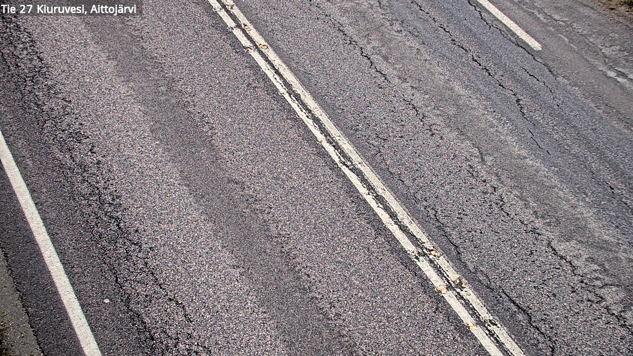 Weather Camera Image Väg 27 Kiuruvesi, Aittojärvi, Kiuruvesi, Pohjois-Savo