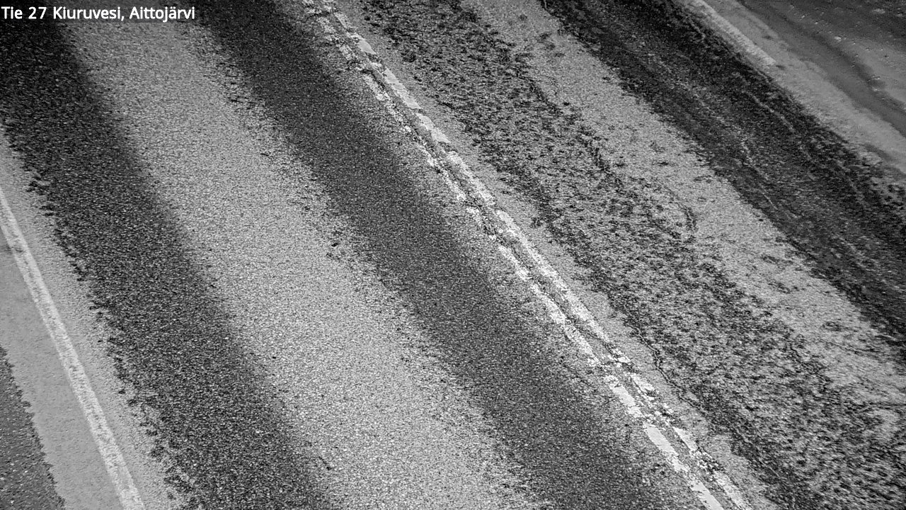 Weather Camera Image Road 27 Kiuruvesi, Aittojärvi, Kiuruvesi, Pohjois-Savo