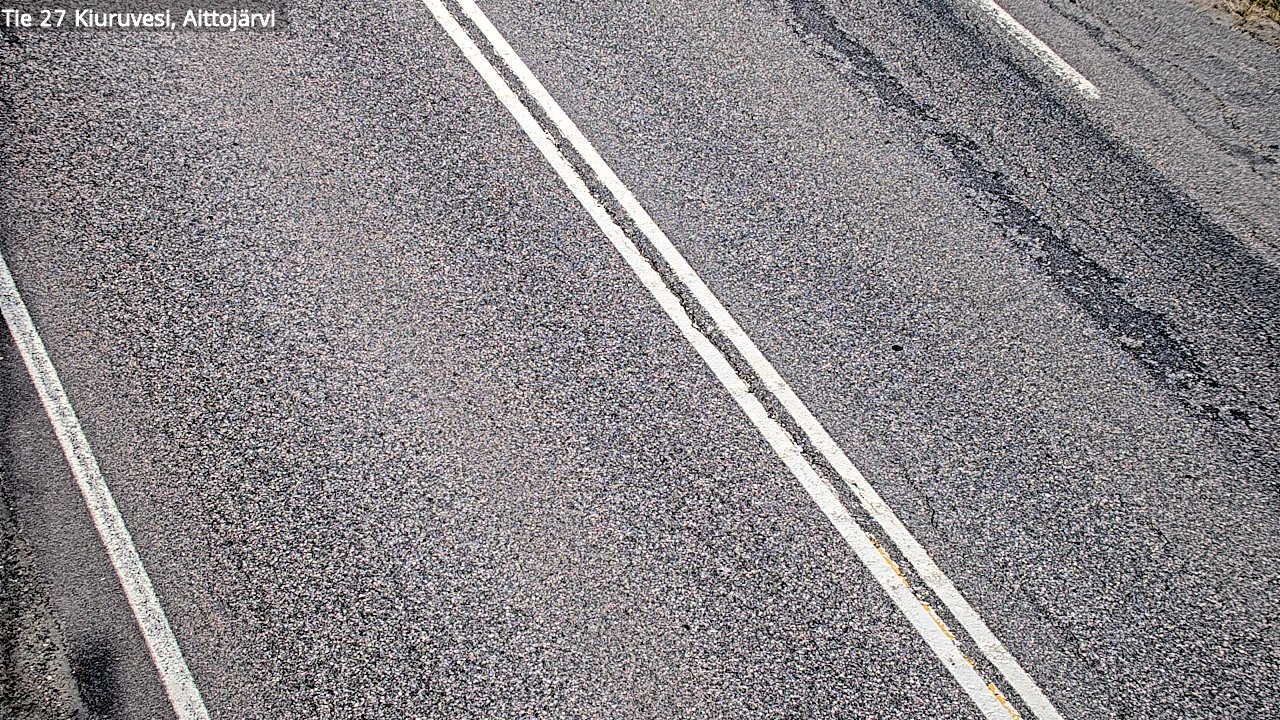 Weather Camera Image Road 27 Kiuruvesi, Aittojärvi, Kiuruvesi, Pohjois-Savo