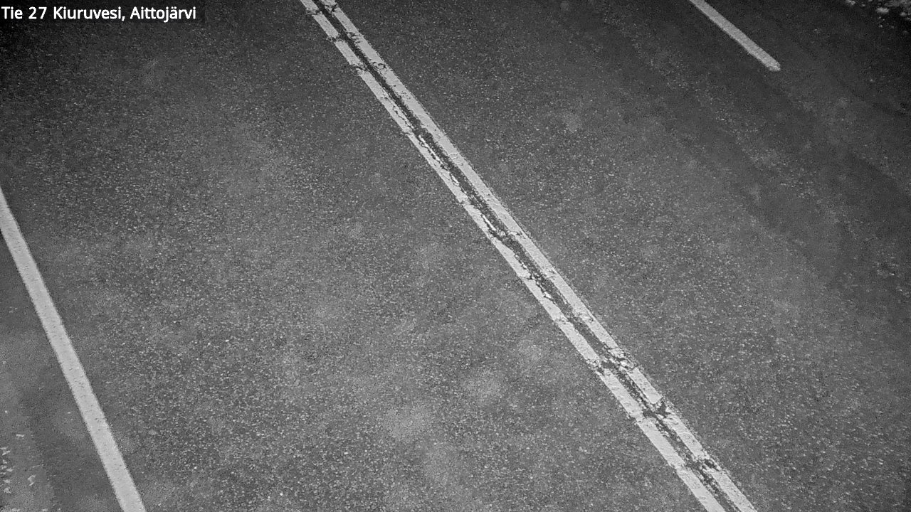 Weather Camera Image Road 27 Kiuruvesi, Aittojärvi, Kiuruvesi, Pohjois-Savo
