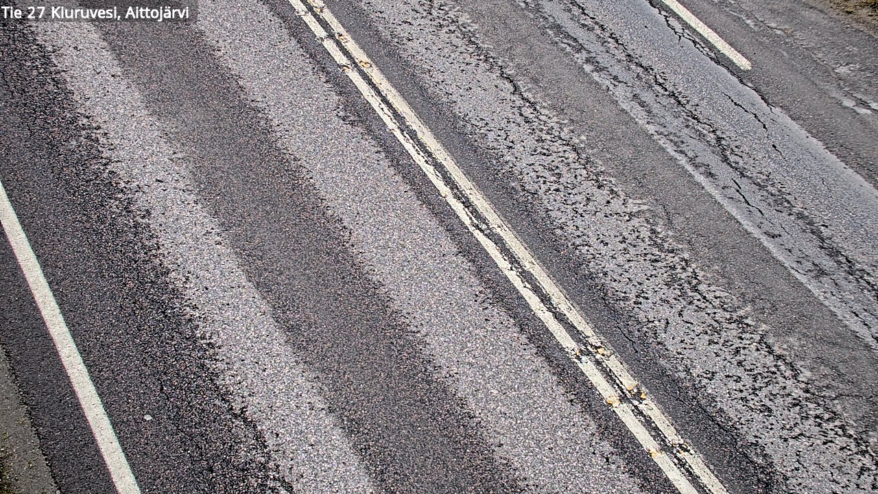 Weather Camera Image Väg 27 Kiuruvesi, Aittojärvi, Kiuruvesi, Pohjois-Savo