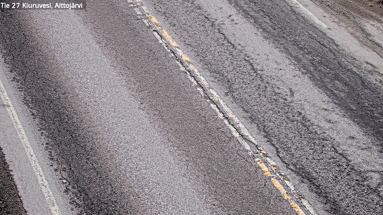 Weather Camera Image Road 27 Kiuruvesi, Aittojärvi, Kiuruvesi, Pohjois-Savo