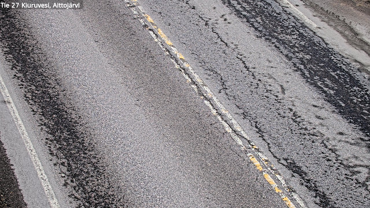 Weather Camera Image Väg 27 Kiuruvesi, Aittojärvi, Kiuruvesi, Pohjois-Savo