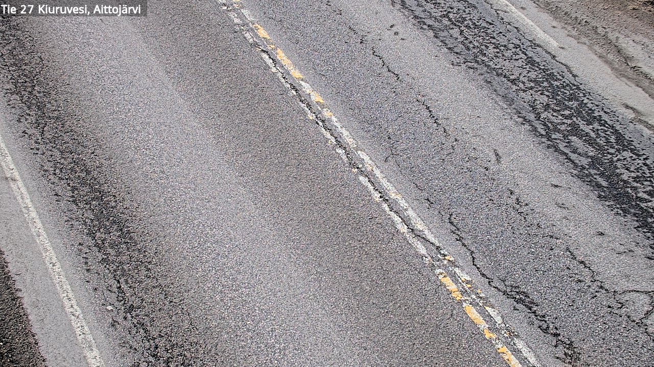 Weather Camera Image Road 27 Kiuruvesi, Aittojärvi, Kiuruvesi, Pohjois-Savo
