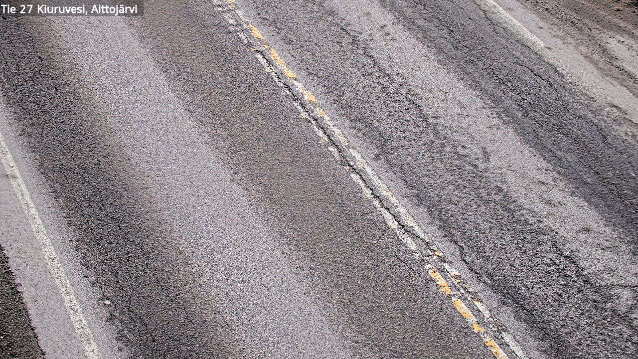 Weather Camera Image Road 27 Kiuruvesi, Aittojärvi, Kiuruvesi, Pohjois-Savo