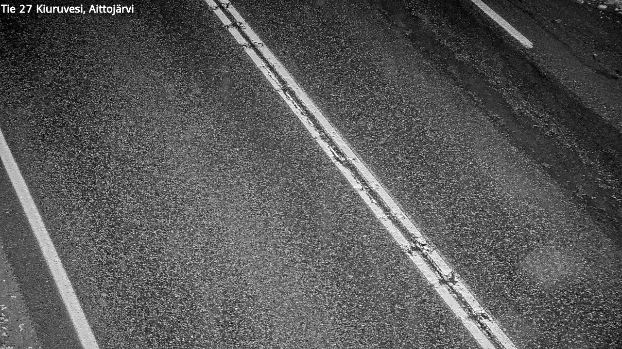 Weather Camera Image Road 27 Kiuruvesi, Aittojärvi, Kiuruvesi, Pohjois-Savo