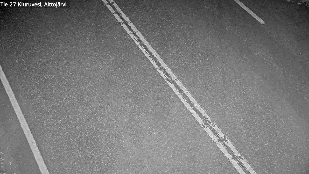 Weather Camera Image Road 27 Kiuruvesi, Aittojärvi, Kiuruvesi, Pohjois-Savo